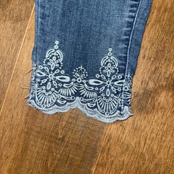 Vanilla Star Dark Blue Skinny Jeans - Picture 2 of 5